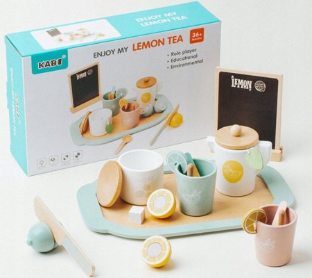 طقم Lemon Tea الخشبي للأطفال من KAPI